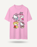 Camiseta rosada con ilustración de Hello Kitty Sanrio Puroland